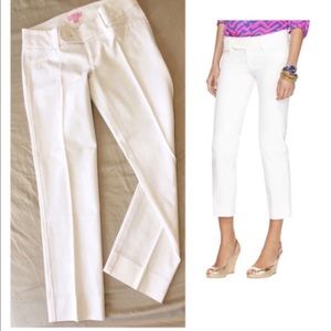 Lilly Pulitzer Luxury Capri. Resort white, 4 NWT!